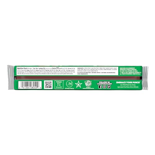 Sour Punch Watermelon Sour Straws, 2oz Tray, (24 Pack) - Thumbnail 3