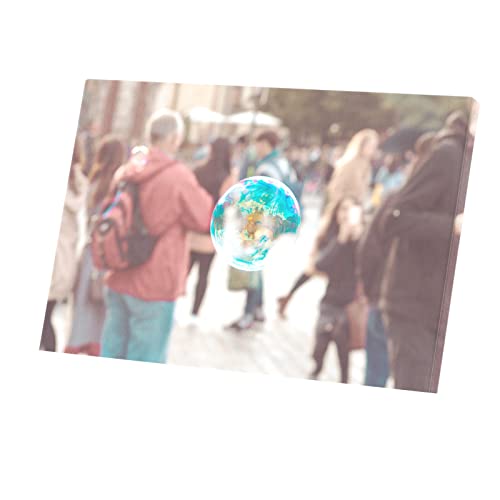 Toile imprimée Bulle au Milieu de la Foule Poésie pour s'évader au quotidien