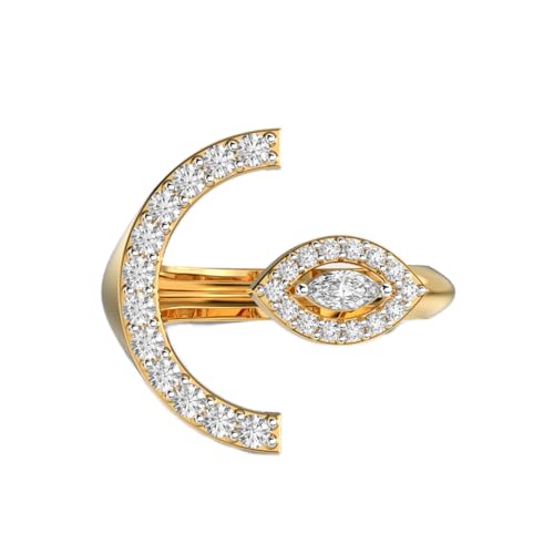 Bague moissanite en argent plaqué or ne ternit pas bijou fait main femme
