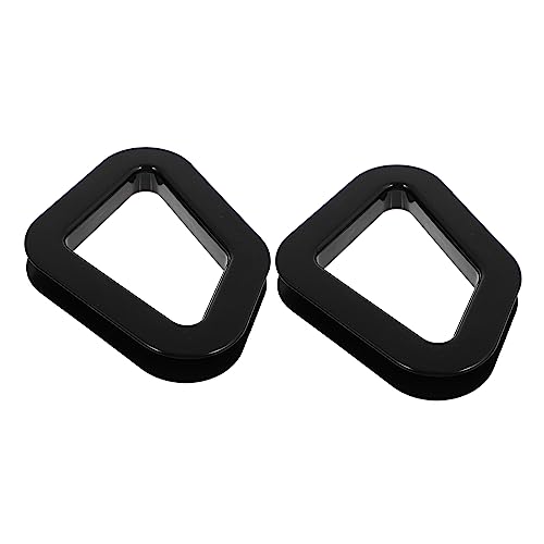 PRETYZOOM Cybercaf Chair Back Accessories 4pcs Decorative Fittings for Domestic Chair Black and Easy to Clean
