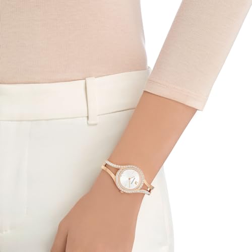 Image of Swarovski Eternal Watch, Swiss Made, Crystal Bracelet, Rose Gold Tone, Rose Gold-Tone Finish
