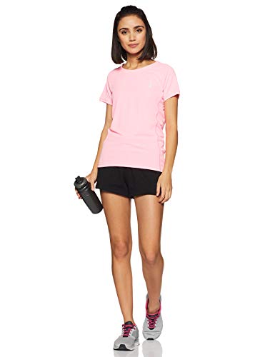 Image of PINACOLADA Solid Women Round Neck Light Sea Green Sports Jersey
