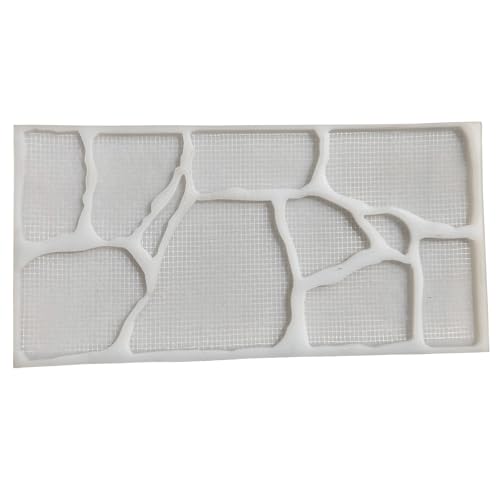 Koncey Moule pour Dalles en Beton, Moule pour Allée de Jardin, L 60 x W 30 cm, Réutilisable, Convient pour la Décoration d'allée de Cour(B)