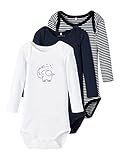 NAME IT Unisex Baby Nbnbody 3p Y/D Core Noos Schlafanzug, Dark Sapphire, 92 EU
