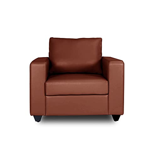 Image of Wakefit Sofa Set | 3 Year Warranty | Sofa 5 Seater, 5 Seater Sofa for Living Room, Wooden Sofa Set, Sofa Set 3+1+1 Seater - Napper(Romance : Tan)