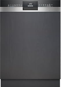 Siemens SN53ES06VE, iQ300 Smarter Geschirrspüler, Teilintegrierte Spülmaschine, 60 cm, Besteckschublade, auto Türöffnung, Dreifach rackMatic, Besonders leise, intesiveZone, varioSpeed, aquaStop