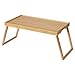 Bamboo Bed Tray with Foldable Legs – 20.5 x 11.5 x 10 Inches – Sturdy Wooden Lap Desk for Breakfast in Bed, Laptop, or Serving – Natural Wood Finish