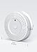 Smoke Detector, ‎Lecoolife, ‎9V Battery Operated Smoke Alarm with LED Indicator, Silence Button, Battery Powered, White, 3 Pack