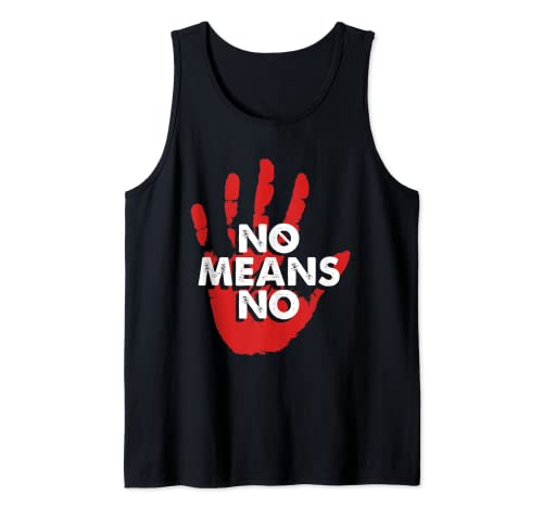 No significa no | Elige bondad | Anti Bullying Camiseta sin Mangas