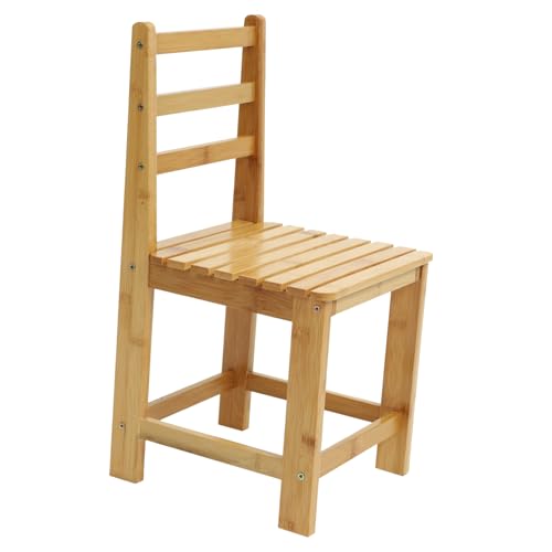 Alipis Banco Pequeño con Respaldo Plegable Entrada Silla De Campamento Escaleras Chair Almohadilla Sillita Taburete De Camping Asiento Taburete Bajo Sorber Vestidor Mesa Hogar Casa Bambú