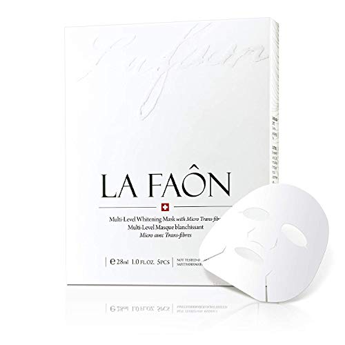 LA FAON Instant Lift Face Mask : Hyaluronic Acid Sheet Mask Enriched with ECODEW Tripeptide -5 Collagen for Ultimate Wrinkle Treatment and Pore Tightening Anti Aging Sheet Mask