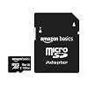 Amazon Basics – MicroSDXC-Speicherkarte, 128 GB, mit SD-Adapter, A2, U3, 100 MB/s max. Lesegeschwindigkeit, Schwarz