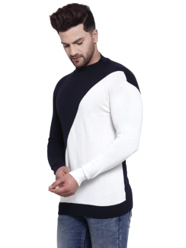 Image of Style Quotient Mens Grey Solid Sweaters