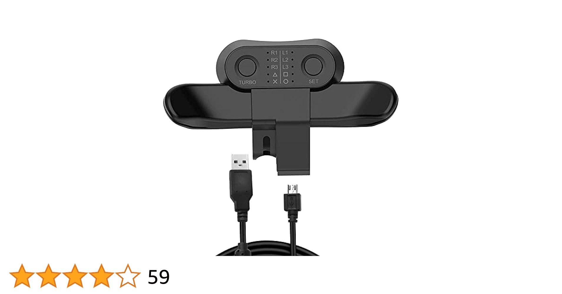 Amazon.co.jp: Elnicec PS4 背面ボタンアタッチメント 簡単設定