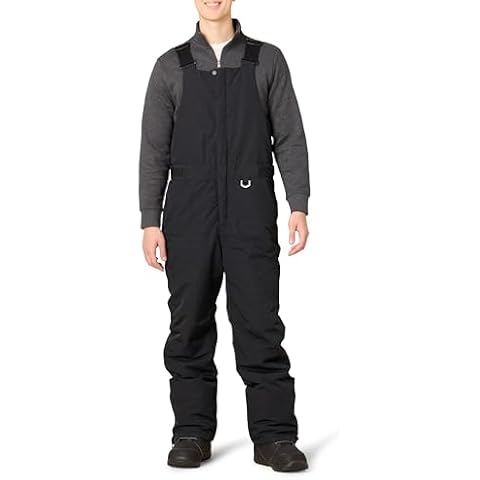 Amazon Essentials Men's Water-Resistant Snow Bib Overall Cover