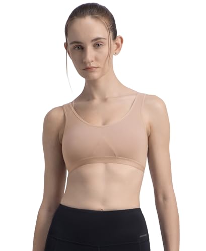 Image of Jockey 1376 Active Bra | Wirefree | Non Padded | Full Coverage Slip-On with Wider Straps | Super Combed Cotton Elastane Fabric
