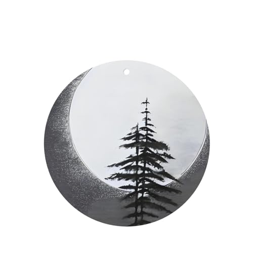 Hojas aromáticas Moon Pine Tree para auto miniatura 1