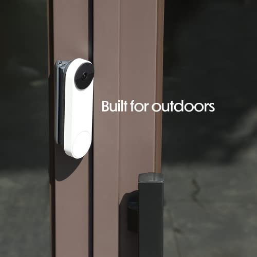 Wasserstein Horizontal Adjustable Mount for Google Nest Doorbell (battery) - Made for Google Nest