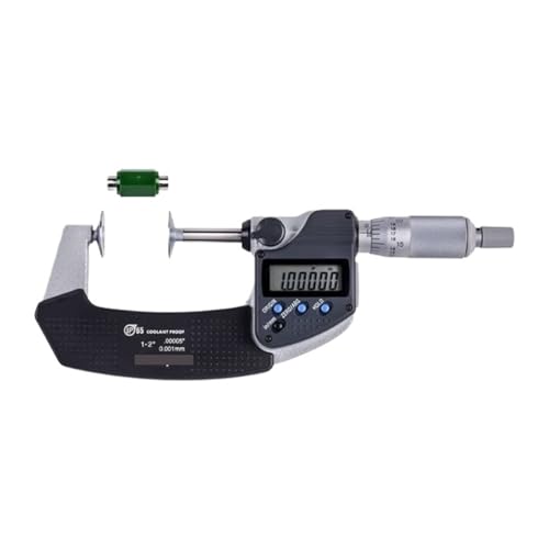 Micrómetro de Disco 323-351-30 1-2" Puntas de Carburo miniatura 1
