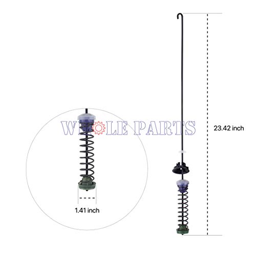 Whole Parts W11130362 Washer Suspension Rod Replacement Kit Compatible with Some Whirlpool Washing Machines