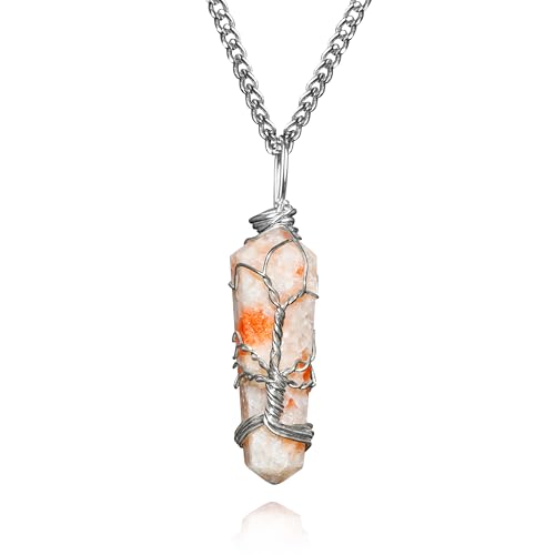 KARMAPLEDGE Crystal Necklace Birthday...