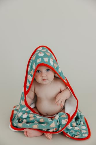 Image of Copper Pearl Hooded Bath Towels Premium Knit /Terry Cloth Baby Towels with Hood, Pockets, and Cool Designs - Great to Gift and Make Bath Time Fun - Baby Bath Towel, Prancer