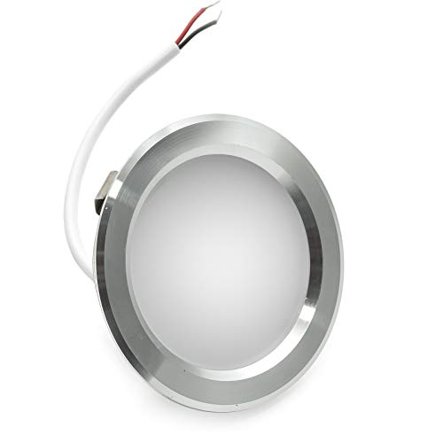 Faretto LED 3W slim incasso foro 60mm opaco luce cappa cucina mensola IP20 220V 3000K