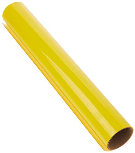 Image of Cricut Everyday Iron On - Yellow, 2ft Roll (12'x24') - HTV Heat Transfer Vinyl for Shirts, Apparel, Hats & More - Compatible with Maker & Explore Machines