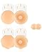 Niidor Reusable Pasties Adhesive Silicone Pasties Bra (1 Pairs Round/Flower)