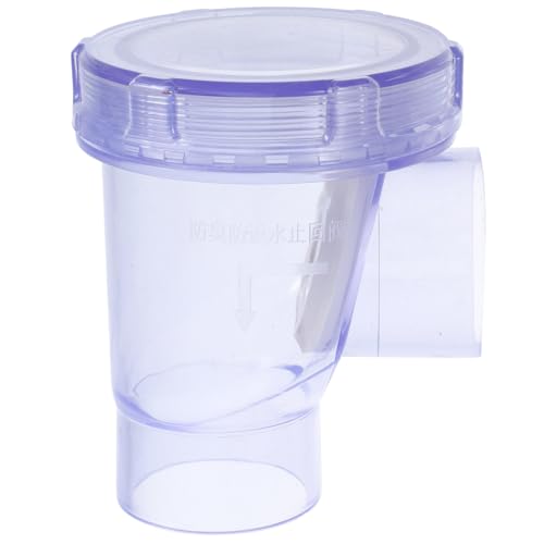 Gadpiparty PVC Water Pipe Anti-Backflow Check Valve, Way Non Return Valve for Kitchen Plumbing, Easy to Install, 5.11 X 4.33 X 4.13 Inch