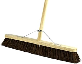 Sterling Ventures Large Cleaning Sweeping Wooden Platform Broom (24' Bassine), Natural
