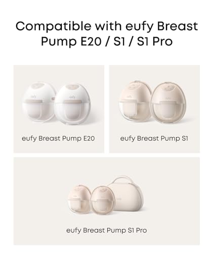 Image of eufy Security Original Milk Container (2-Pack) for Wearable Breast Pump E20 /S1 /S1 Pro, BPA-Free Reusable Breast Pump Container Collects Up to 5 oz (150 ml) Each