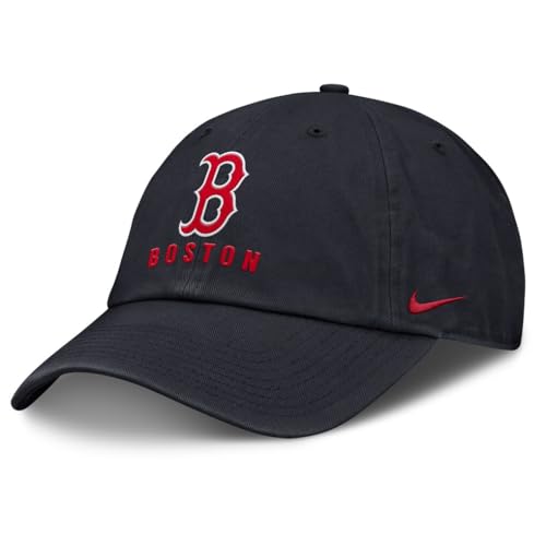 Nike MLB Adjustable Hat (US, Alpha, Medium, Large, Navy, Boston Red Sox)