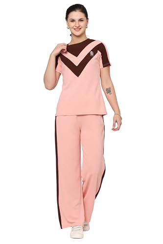 Image of Women's Activewear Set | Stylish Two Piece Track Suit with Printed Top & Jogger Pants | Ideal for Sports, Gym & Casual Outfits