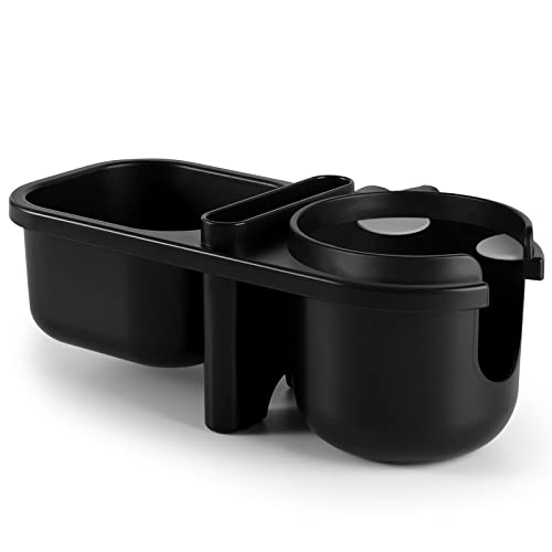 Image of Accmor Stroller Cup Holder with Tray, Universal Cup Holder Tray for Uppababy Nuna Doona Strollers, Bottle Drinks Holder for Stroller, Wheelchair, Walker