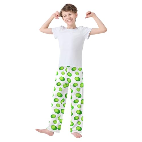 J JOYSAY Cucumber Slice White Pajamas Pants Soft Long Pajama Bottoms Lounge Sleep Pants Size S-XL3