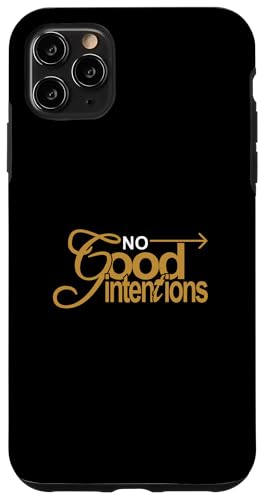 Brown Color No Good Intentions Brown Graphic X}zP[X iPhone 11 Pro Max p