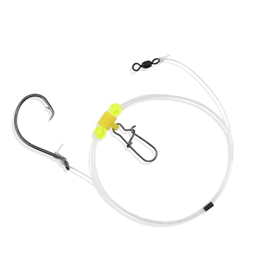 Aqua-Clear Drum Rig Equipo de Pesca Surf con Anzuelo Circular Modificado 8/0 para Bass, Cobia, Rockfish y Drum miniatura 2