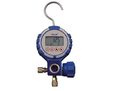 SKYBOUND DIGITAL MANIFOLD GAUGE Accurate Digital Single Gauge VDG - S1 Built-in 9Refrigerant: R22,R32,R290,R410A,R134a,1234yf,R404A,R407C,R507