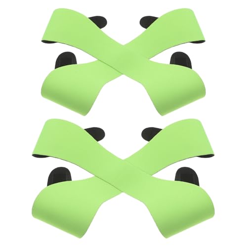 BESTonZON 4 Piezas Ohrenschutz Schwimmen Erwachsene Shower Ear Cover Swimming Headband Neoprene Accesorios Natacion Ear Cover For Swimming Headband Green