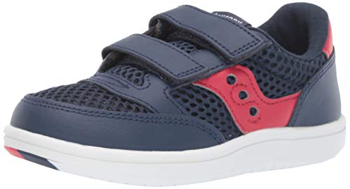 Saucony Baby-Boy's Jazz Court Sneaker, Navy/mesh, 060 Medium US Toddler
