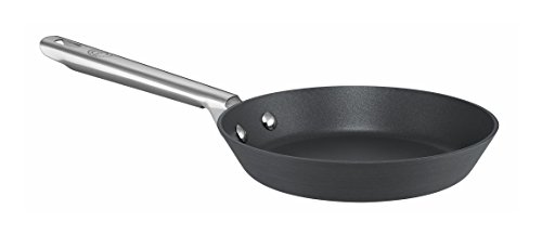 Anolon - Sartén profesional anodizada, resistente, color negro, aluminio duro anodizado, negro, 20 cm