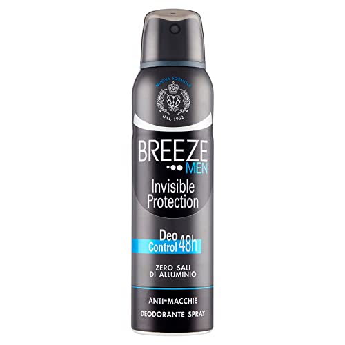 BREEZE | Desodorante Spray Invisible Protection, Breeze Men, 1 x 150 ml