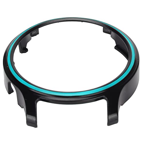 Funda de Reloj Inteligente para Haylou RS3 LS04, Funda Protectora de Reloj con Sello Impermeable, Cubierta Completa Delgada Sensible Al Tacto para Haylou RS3 LS04 (Azul Negro)