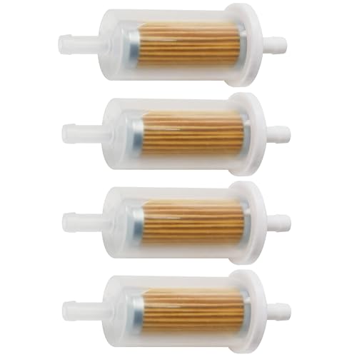 Filtro de combustible para cortacésped MTD y Craftsman, pack de 4 repuestos 4