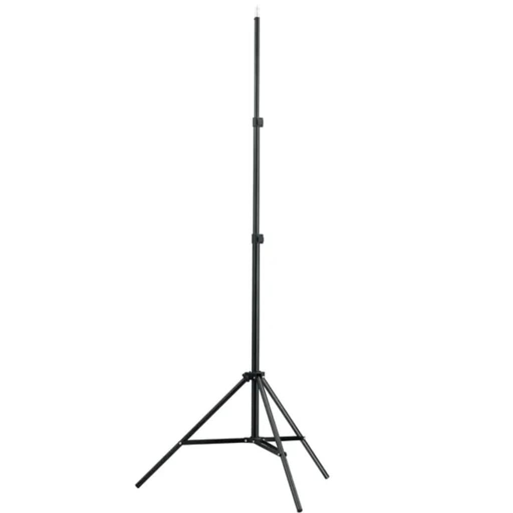 Kit de estudio fotográfico con fondo de 500 x 300 cm, trípodes de aluminio de 78 a 230 cm, luces de luz diurna de 5500 K, 2 pantallas blancas, bolsas de transporte, ideal para retratos, fotos