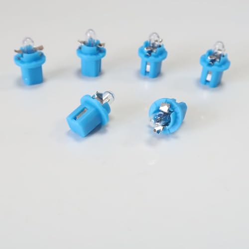 Juego de 6 Bombillas para Tablero 12V/1.2W Azul miniatura 5