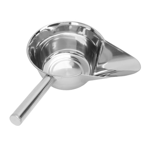 Asixxsix French Fry Scoop, Stainless Steel Duck Bill Spout Popcorn Scoop, Multi Purpose Food with for Fries Snacks Desserts Ice Candy (Left Hand) - Thumbnail 5