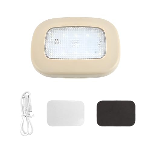 Luz de Cúpula Magnética para Interior de Auto Beige miniatura 1
