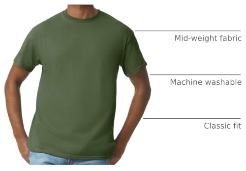 Image of Gildan Adult Heavy Cotton T-Shirt, Style G5000